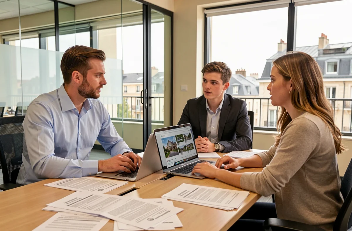 Courtier CAFPI à Clermont-Ferrand accompagnant un couple pour un crédit immobilier et une assurance de prêt