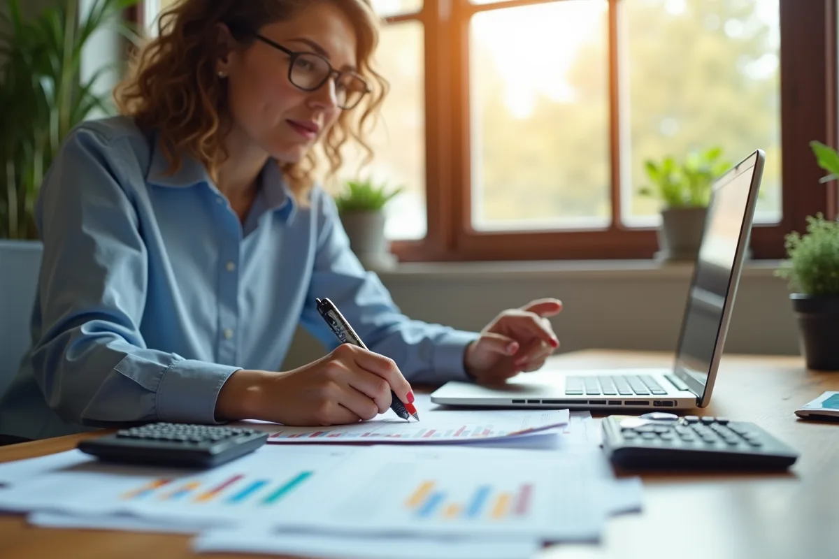 Trésorier en entreprise surveillant des flux financiers pour assurer la stabilité